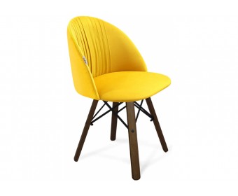 Деревянный стул SHT-ST35-1/S70 имперский желтый / темный орех