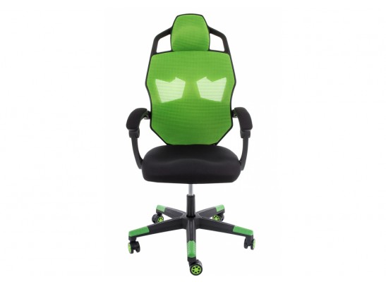 Компьютерное кресло Knight черное / зеленое в Ростове-на-Дону