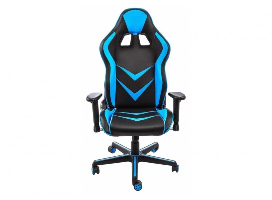 Компьютерное кресло Racer черное / голубое в Ростове-на-Дону