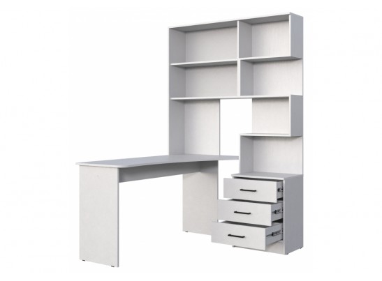 Компьютерный стол Эльброни левый белый в Ростове-на-Дону