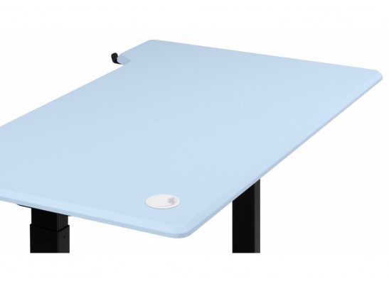 Компьютерный стол Маркос 140х80 голубой / черный в Ростове-на-Дону