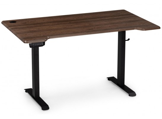 Компьютерный стол Маркос с механизмом подъема 140х80х75 орех кантри / черный в Ростове-на-Дону