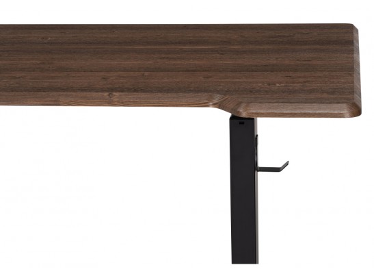 Компьютерный стол Маркос с механизмом подъема 140х80х75 орех кантри / черный в Ростове-на-Дону