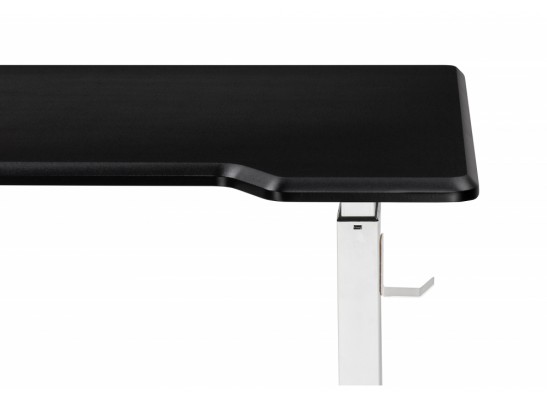 Компьютерный стол Маркос с механизмом подъема 120х75х75 черная шагрень / белый в Ростове-на-Дону