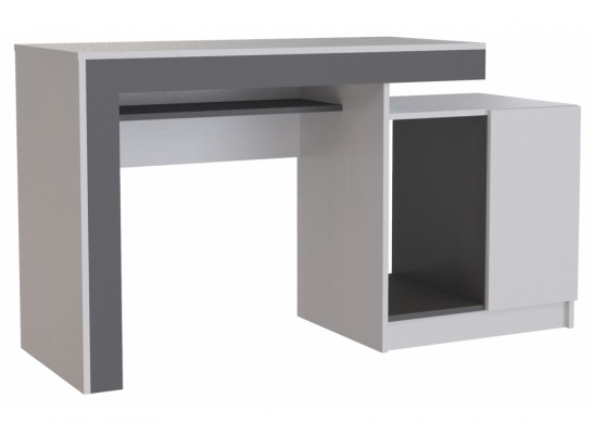 Компьютерный стол Модена белый / графит в Ростове-на-Дону