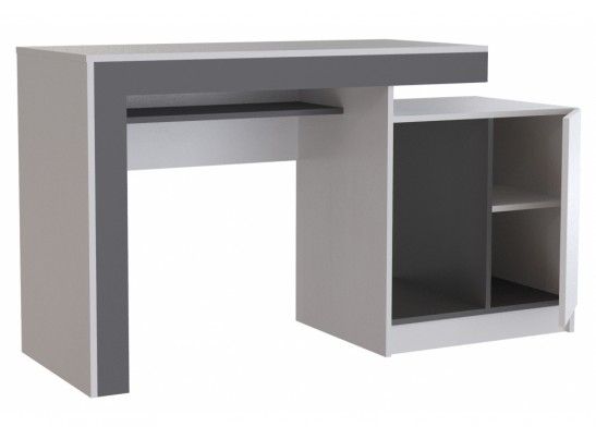 Компьютерный стол Модена белый / графит в Ростове-на-Дону
