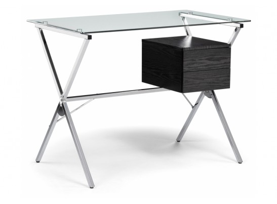 Компьютерный стол Monki black / chrome в Ростове-на-Дону