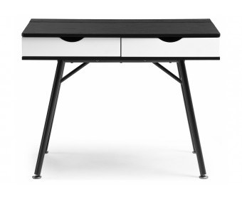 Компьютерный стол Soho black grained / white