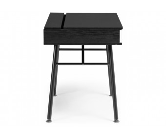 Компьютерный стол Soho black grained / white
