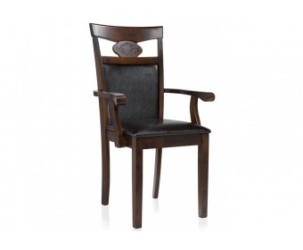 Кресло Luiza dirty oak / dark brown