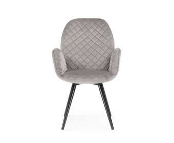 Кресло Муат поворотное confetti silver / черный