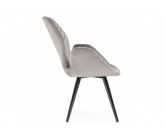 Кресло Муат поворотное confetti silver / черный