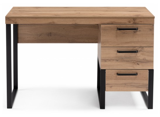 Письменный стол Iris металл дуб вотан / черный муар в Ростове-на-Дону