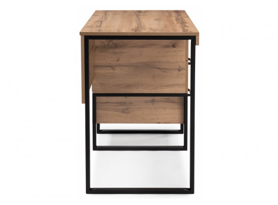 Письменный стол Iris металл дуб вотан / черный муар в Ростове-на-Дону