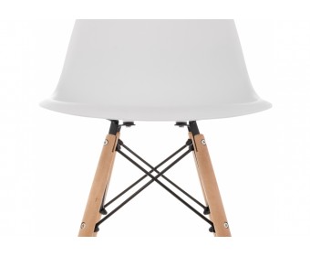 Пластиковый стул Eames PC-015 белый