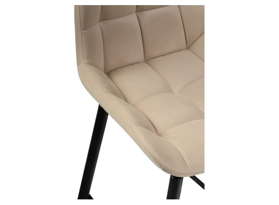 Полубарный стул Алст К крутящийся бежевый / черный в Ростове-на-Дону