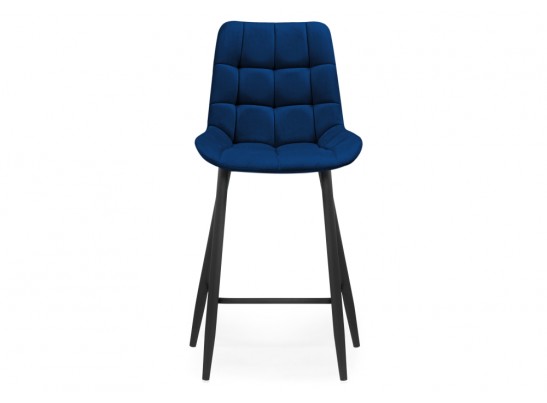 Полубарный стул Алст велюр синий / черный в Ростове-на-Дону