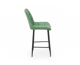 Полубарный стул Челси фисташковый (zd 651) / черный