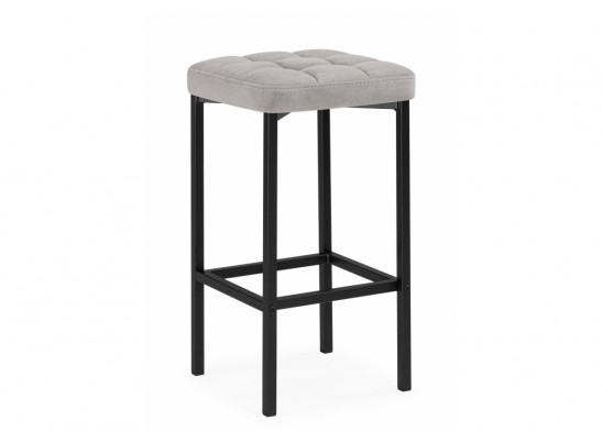 Полубарный стул Лофт серый (катания сильвер) / черный в Ростове-на-Дону