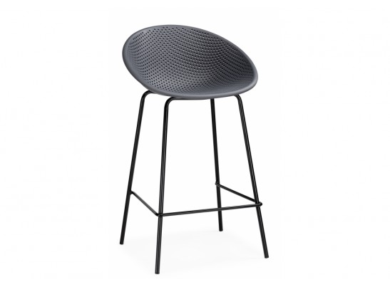 Полубарный стул Zeta dark grey / black в Ростове-на-Дону