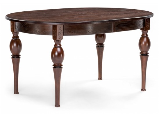 Стол Авилла 150(200)х110х77 орех темный / орех в Ростове-на-Дону