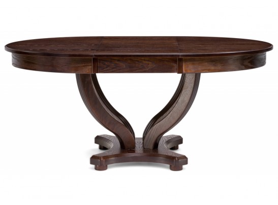 Стол Дорсет 120(170)х120х76 орех темный в Ростове-на-Дону