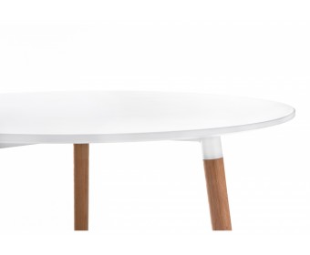 Стол Lorini 80х73 white / wood
