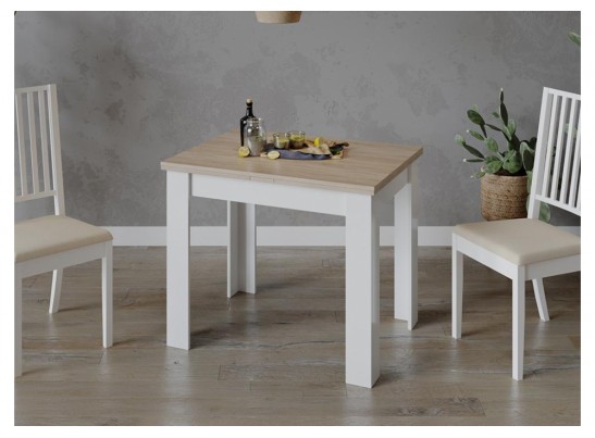 Стол Промо Тип 3 белый / дуб сонома светлый в Ростове-на-Дону