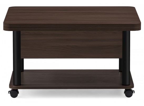 Стол-трансформер Виват темный венге / черный в Ростове-на-Дону