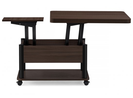 Стол-трансформер Виват темный венге / черный в Ростове-на-Дону