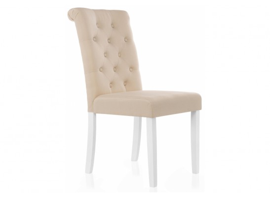 Стул Amelia white / fabric cream в Ростове-на-Дону