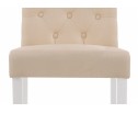 Стул Amelia white / fabric cream в Ростове-на-Дону