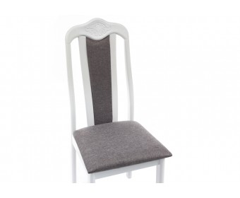 Стул деревянный Aron Soft white / light grey