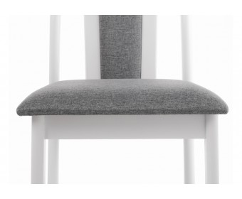 Стул деревянный Aron Soft white / light grey