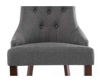 Стул Elegance dark walnut / fabric grey