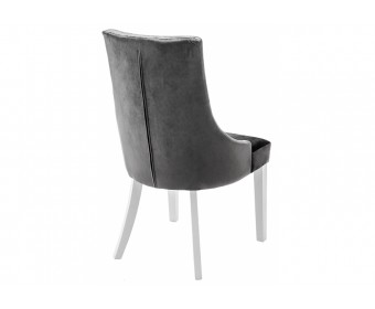 Стул Elegance white / fabric grey