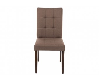 Стул Madina dark walnut / fabric brown