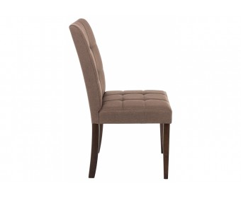 Стул Madina dark walnut / fabric brown