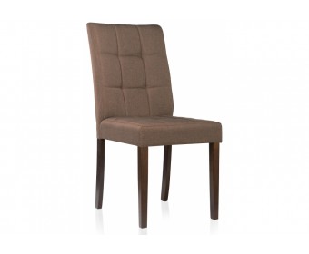Стул Madina dark walnut / fabric brown