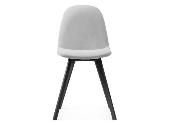 Стул на металлокаркасе Агот светло-серый / черный каркас в Ростове-на-Дону