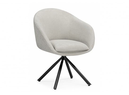 Стул на металлокаркасе Бартон 1 ткань мадера 3 / черный матовый в Ростове-на-Дону