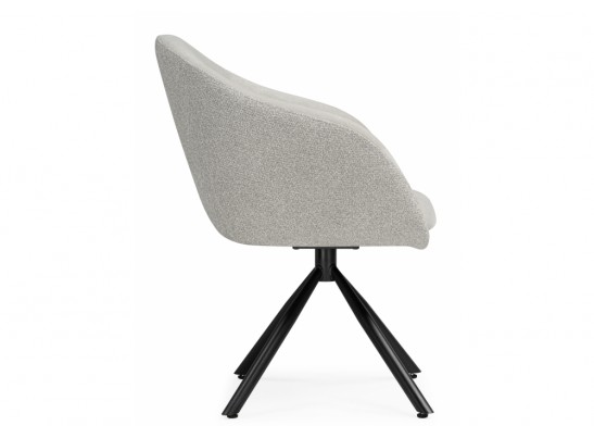 Стул на металлокаркасе Бартон 1 ткань мадера 3 / черный матовый в Ростове-на-Дону