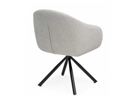 Стул на металлокаркасе Бартон 1 ткань мадера 3 / черный матовый в Ростове-на-Дону