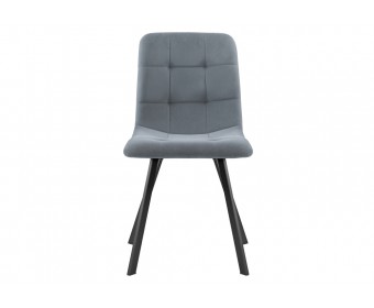Стул на металлокаркасе Bruk gray / black