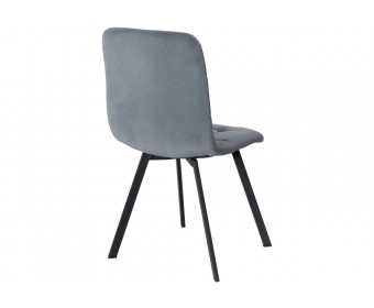 Стул на металлокаркасе Bruk gray / black