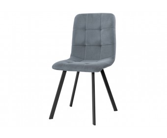 Стул на металлокаркасе Bruk gray / black