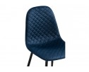 Стул на металлокаркасе Capri dark blue / black в Ростове-на-Дону