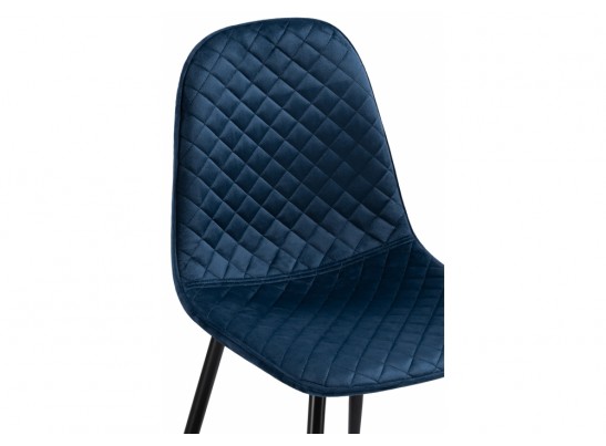 Стул на металлокаркасе Capri dark blue / black в Ростове-на-Дону Стул на металлокаркасе Capri dark blue / black в Ростове-на-Дону