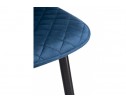 Стул на металлокаркасе Capri dark blue / black в Ростове-на-Дону