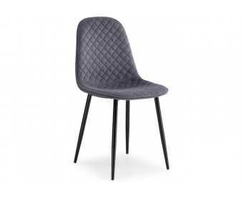 Стул на металлокаркасе Capri gray / black